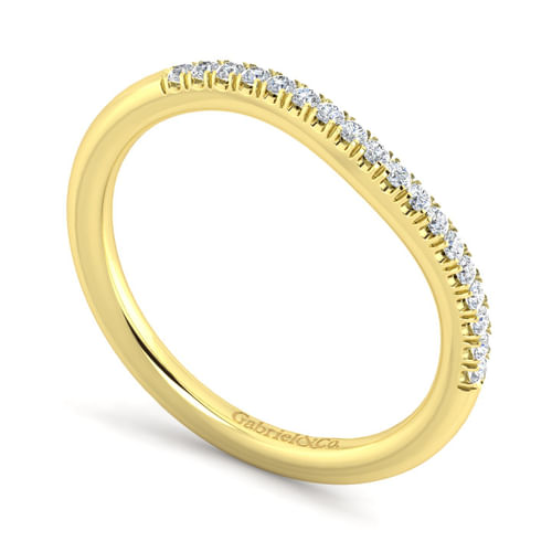 14K Yellow Gold Matching Wedding Band