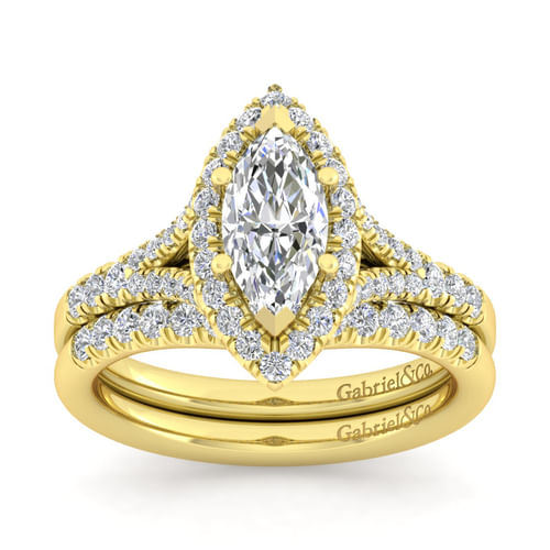 14K Yellow Gold Matching Wedding Band