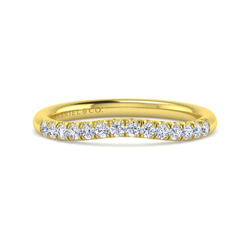 14K Yellow Gold Matching Wedding Band