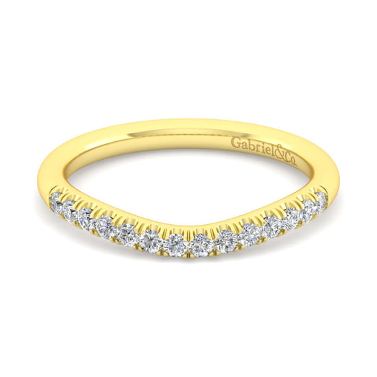 Gabriel - 14K Yellow Gold Matching Wedding Band
