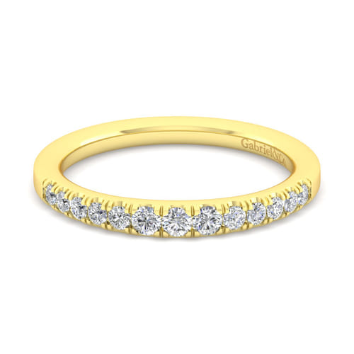 14K Yellow Gold Matching Wedding Band
