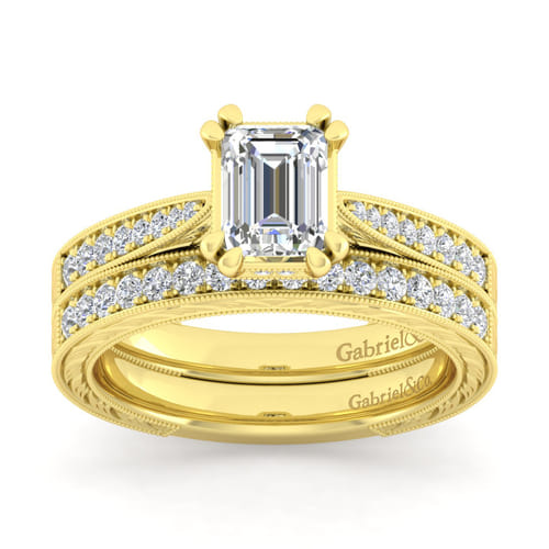 14K Yellow Gold Matching Wedding Band