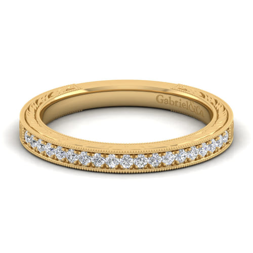 14K Yellow Gold Matching Wedding Band