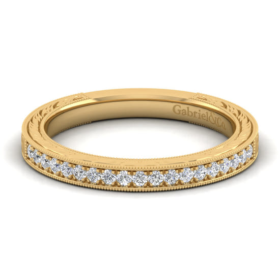 Gabriel - 14K Yellow Gold Matching Wedding Band