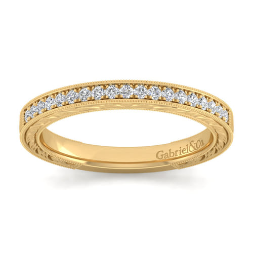 14K Yellow Gold Matching Wedding Band