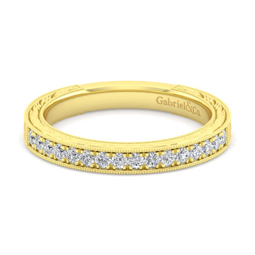 14K Yellow Gold Matching Wedding Band