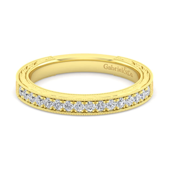 Gabriel - 14K Yellow Gold Matching Wedding Band