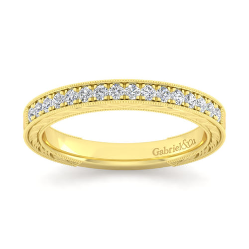 14K Yellow Gold Matching Wedding Band