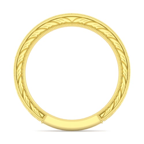14K Yellow Gold Matching Wedding Band