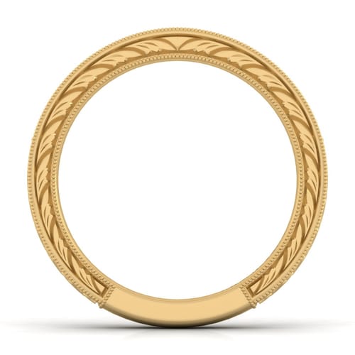 14K Yellow Gold Matching Wedding Band