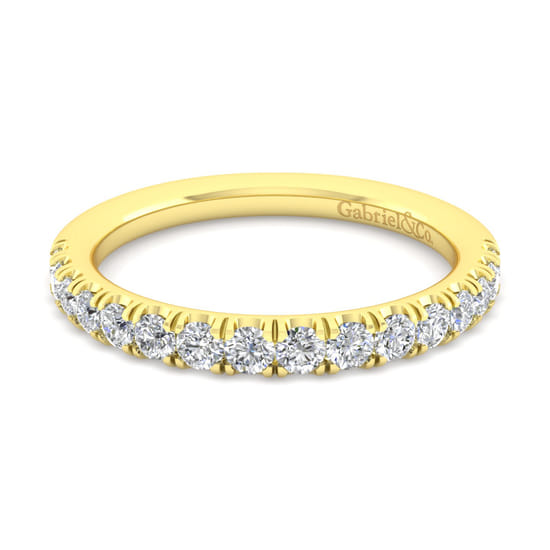 Gabriel - 14K Yellow Gold Matching Wedding Band Gabriel - 14K Yellow Gold Matching Wedding Band
