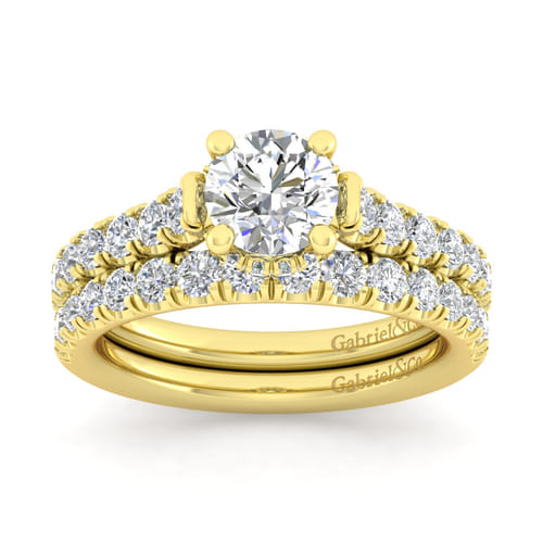 14K Yellow Gold Matching Wedding Band