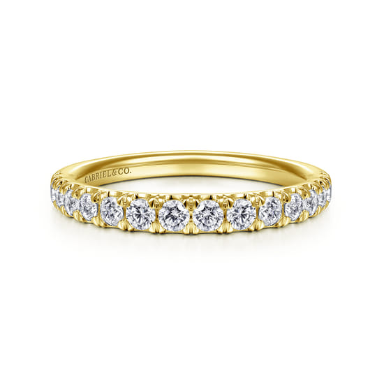 Gabriel - 14K Yellow Gold Matching Wedding Band Gabriel - 14K Yellow Gold Matching Wedding Band