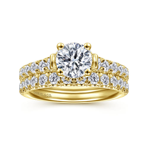 14K Yellow Gold Matching Wedding Band