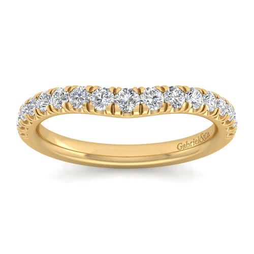 14K Yellow Gold Matching Wedding Band