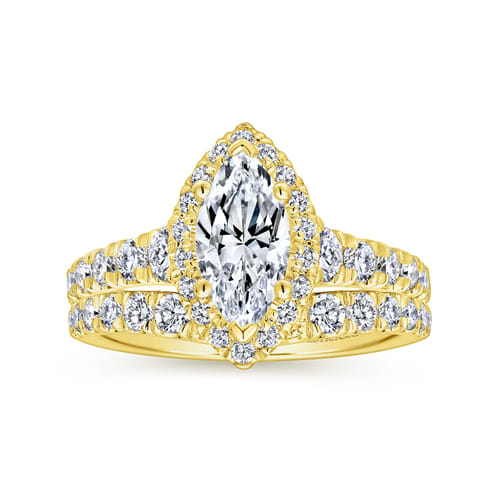 14K Yellow Gold Matching Wedding Band