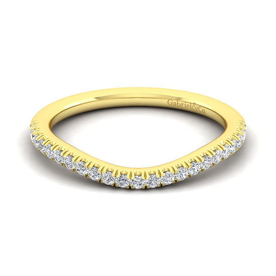 Gabriel - 14K Yellow Gold Matching Wedding Band