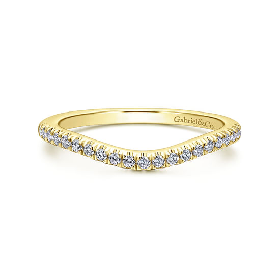 Gabriel - 14K Yellow Gold Matching Wedding Band