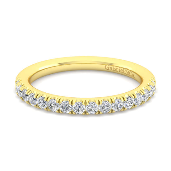 Gabriel - 14K Yellow Gold Matching Wedding Band Gabriel - 14K Yellow Gold Matching Wedding Band