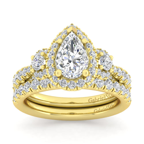 14K Yellow Gold Matching Wedding Band