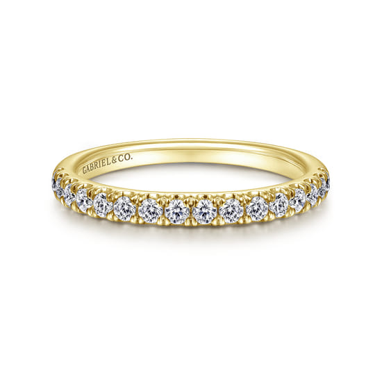 Gabriel - 14K Yellow Gold Matching Wedding Band Gabriel - 14K Yellow Gold Matching Wedding Band