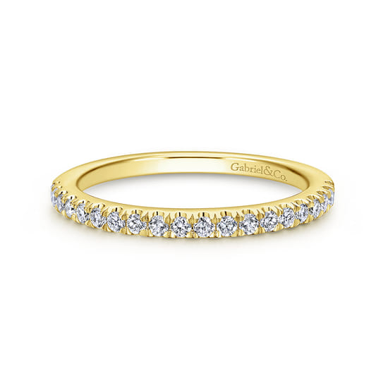 Gabriel - 14K Yellow Gold Matching Wedding Band Gabriel - 14K Yellow Gold Matching Wedding Band