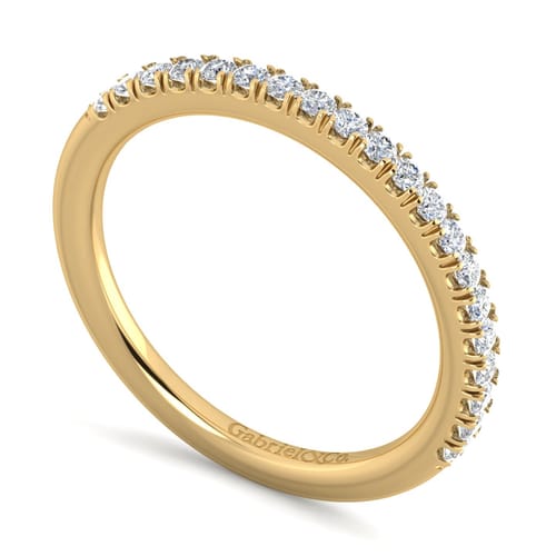 14K Yellow Gold Matching Wedding Band