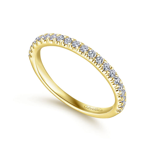 14K Yellow Gold Matching Wedding Band