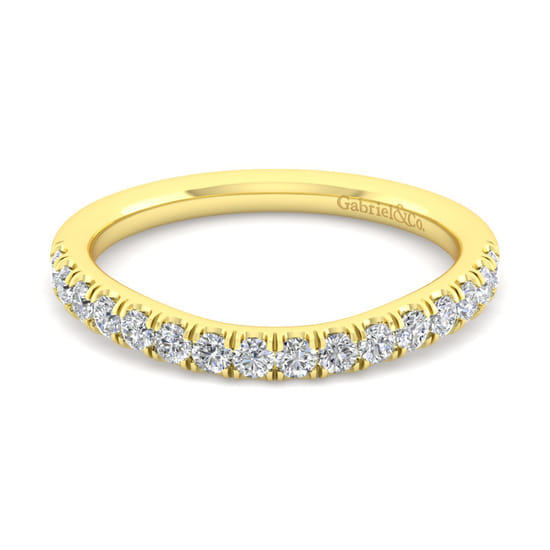 Gabriel - 14K Yellow Gold Matching Wedding Band Gabriel - 14K Yellow Gold Matching Wedding Band