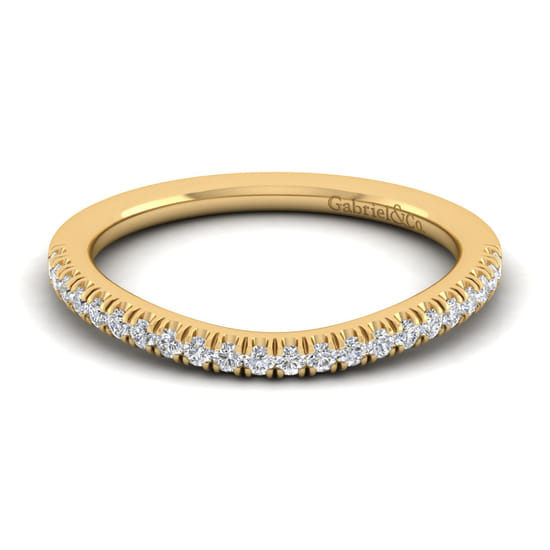 Gabriel - 14K Yellow Gold Matching Wedding Band Gabriel - 14K Yellow Gold Matching Wedding Band