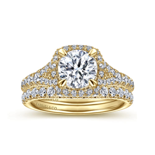 14K Yellow Gold Matching Wedding Band