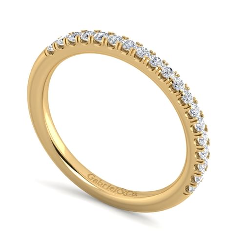 14K Yellow Gold Matching Wedding Band