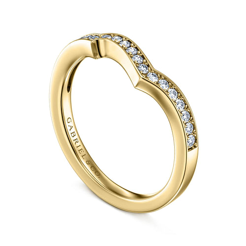 14K Yellow Gold Matching Wedding Band