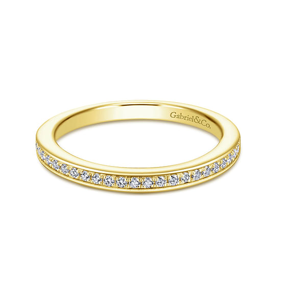 Gabriel - 14K Yellow Gold Matching Wedding Band