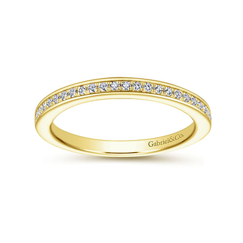 14K Yellow Gold Matching Wedding Band