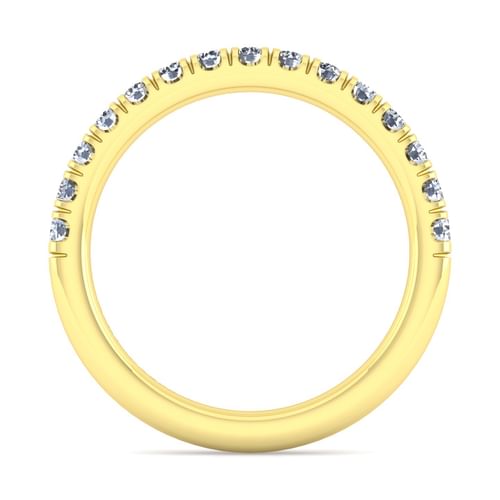 14K Yellow Gold Matching Wedding Band