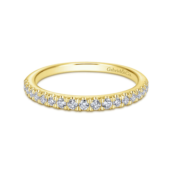 Gabriel - 14K Yellow Gold Matching Wedding Band Gabriel - 14K Yellow Gold Matching Wedding Band