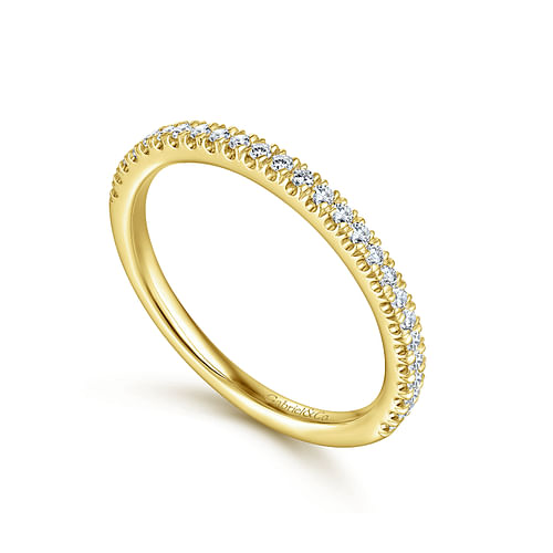 14K Yellow Gold Matching Wedding Band