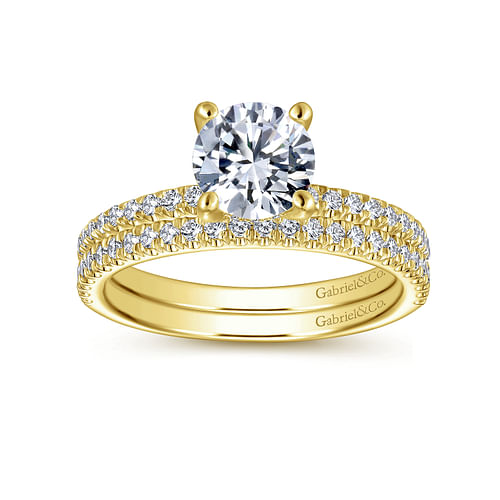 14K Yellow Gold Matching Wedding Band