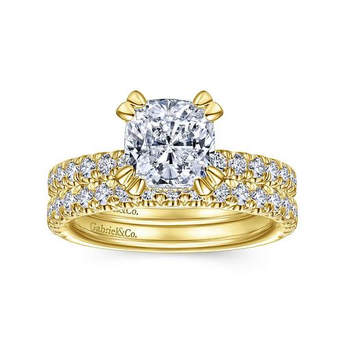 14K Yellow Gold Matching Wedding Band