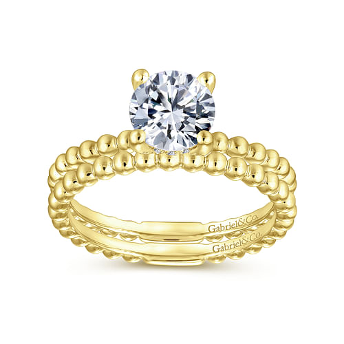 14K Yellow Gold Matching Wedding Band