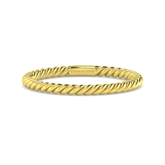 Gabriel - 14K Yellow Gold Matching Wedding Band