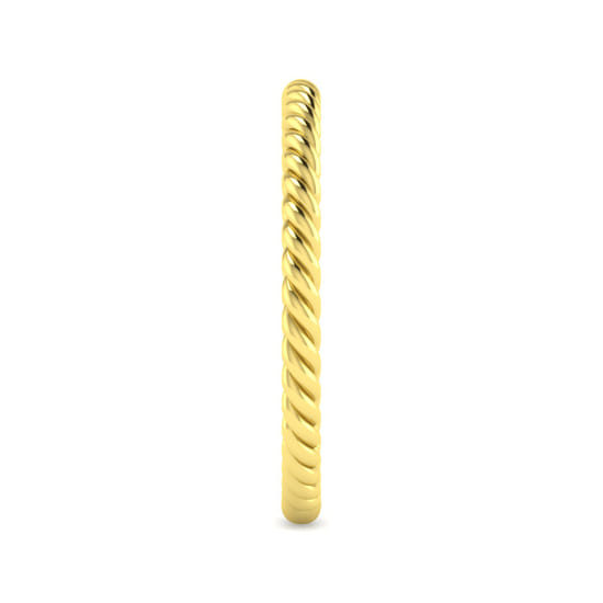 14K Yellow Gold Matching Wedding Band angle 5