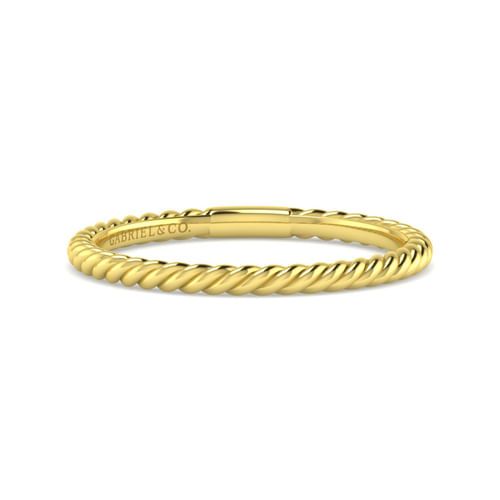 14K Yellow Gold Matching Wedding Band
