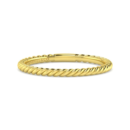 Gabriel - 14K Yellow Gold Matching Wedding Band