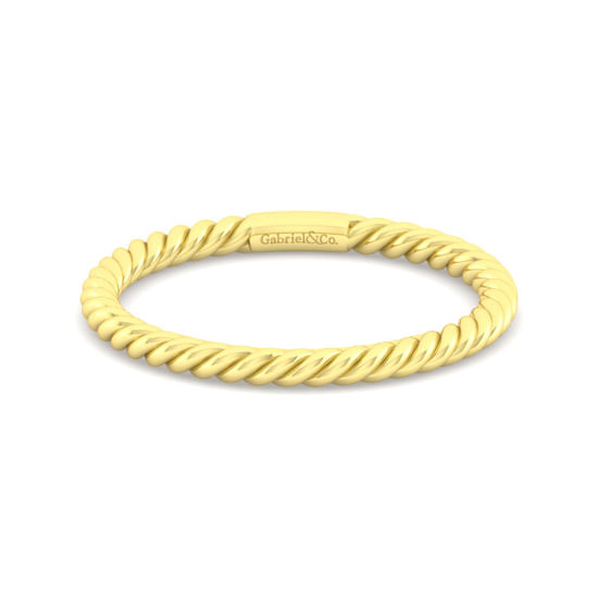 Gabriel - 14K Yellow Gold Matching Wedding Band