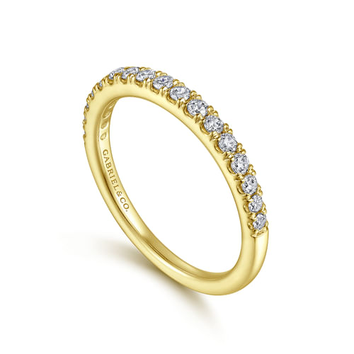 14K Yellow Gold Matching Wedding Band