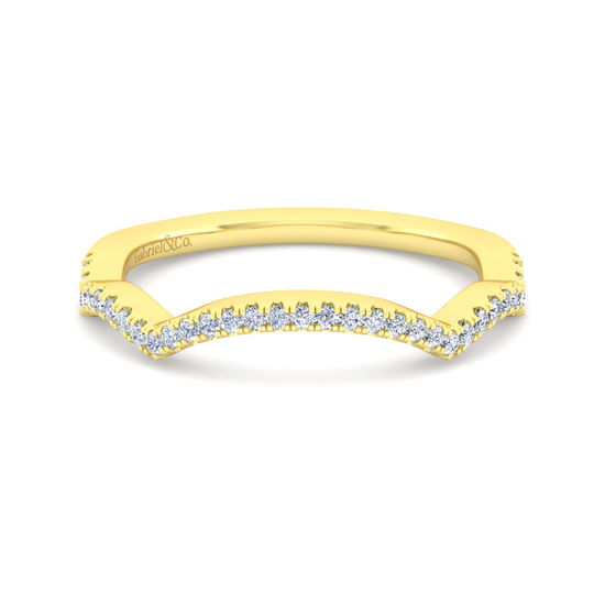 Gabriel - 14K Yellow Gold Matching Wedding Band