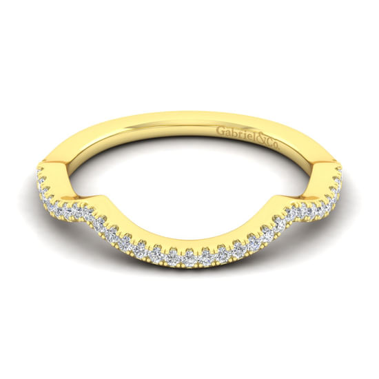 Gabriel - 14K Yellow Gold Matching Wedding Band