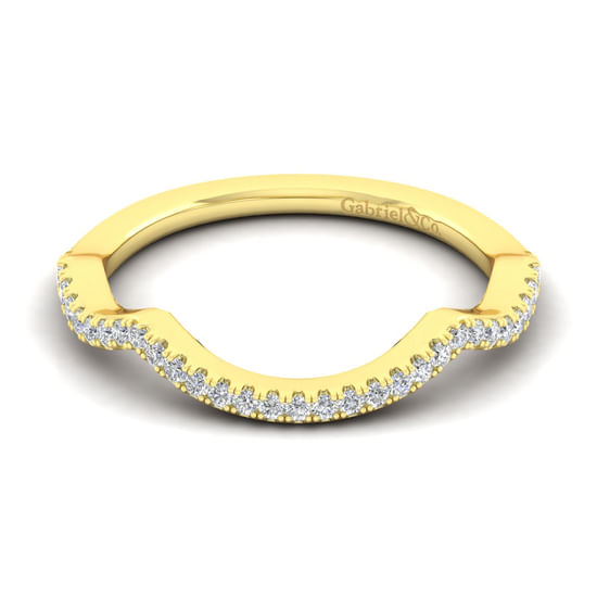Gabriel - 14K Yellow Gold Matching Wedding Band